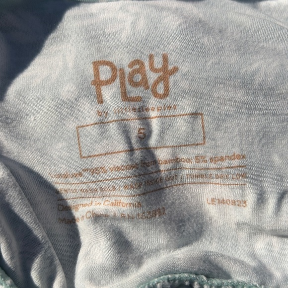 Play by Little Sleepies Girl 5 Unicorn Garden Twirl Dress Mint White Long Sleeve - Picture 12 of 12